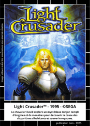 Carte Light Crusader recto