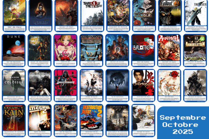 Petit résumé de toutes les cartes disponibles